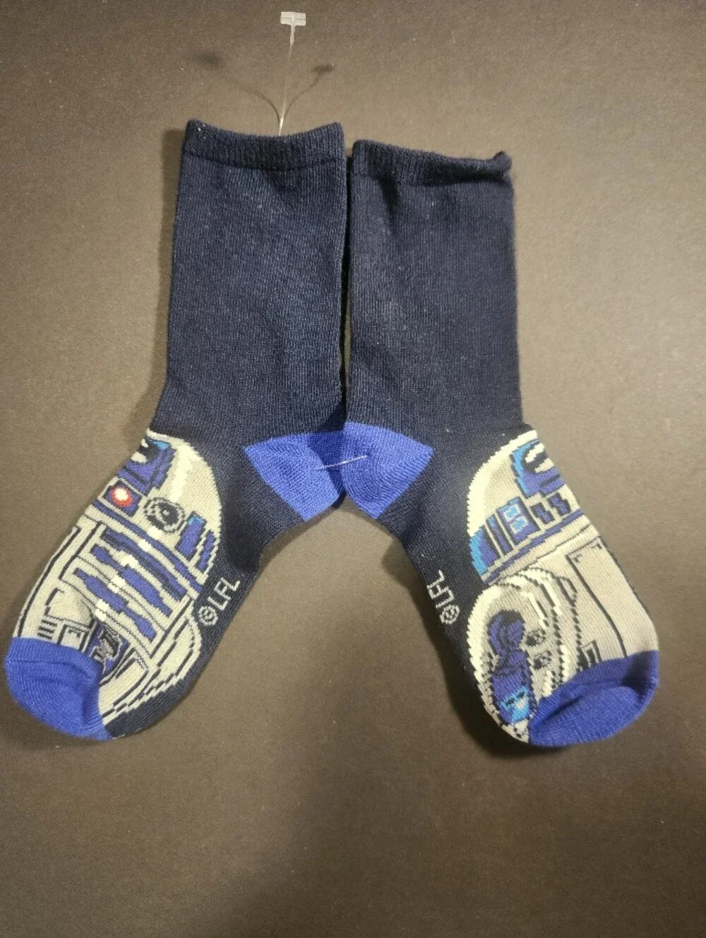 NWOT Boy's R2-D2 Star Wars Crew Socks - Navy & Blue